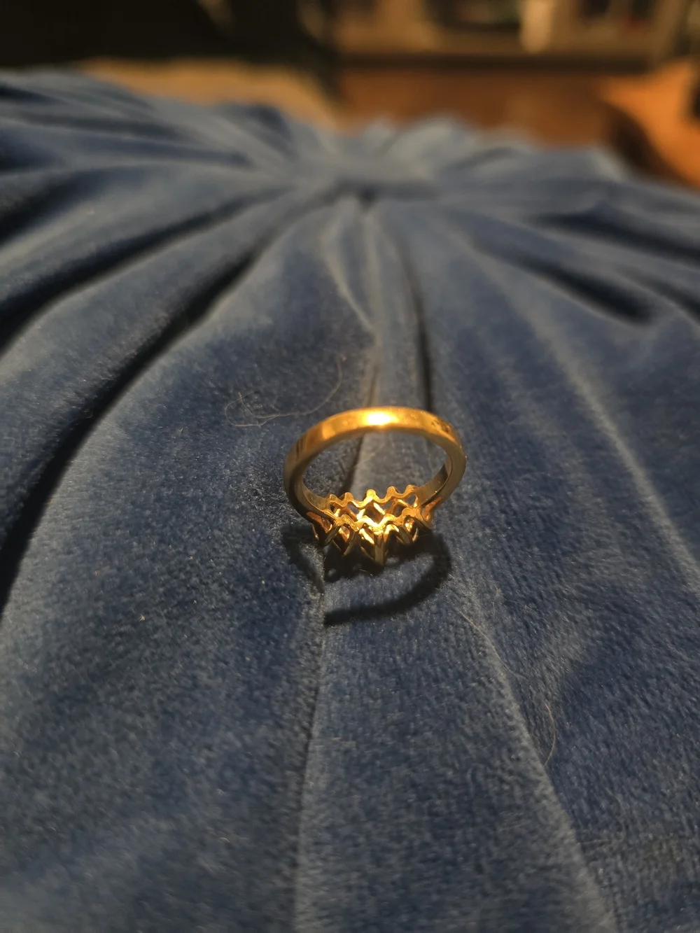 Vintage Marquise Cluster Ring - Size 6